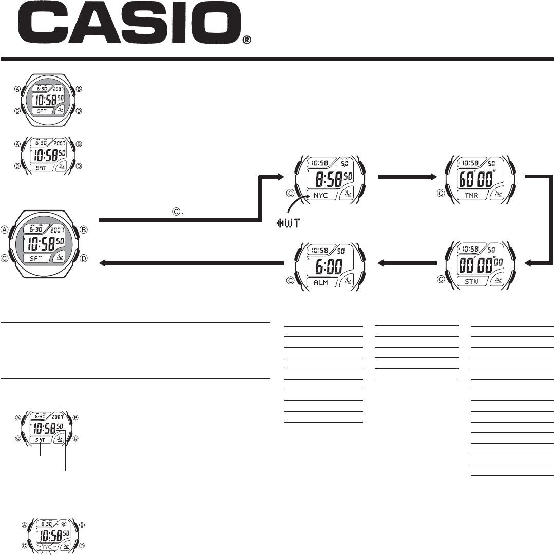 Casio 3053 : User manual